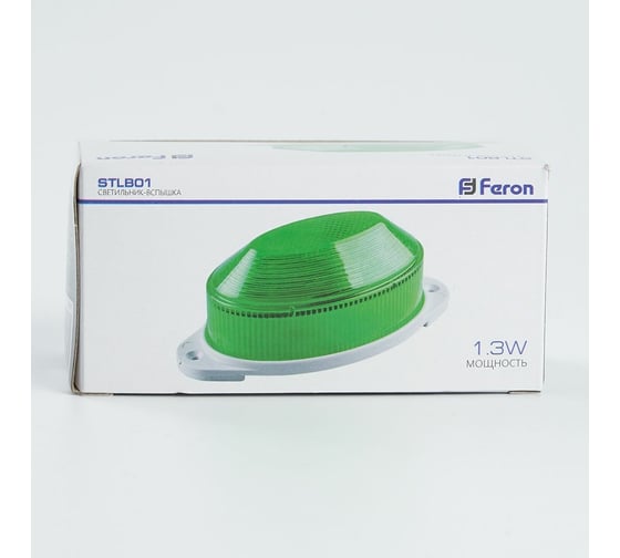 Cветильник-вспышка FERON стробы, 18LED 1,3W, зеленый STLB01 29897