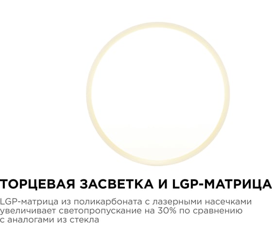 Светодиодная панель Apeyron накладная круглая 220В, 18Вт, алюминиевый корпус, изолированный драйвер ТБ 06-39
