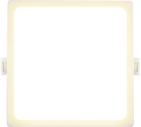 Светодиодная панель Apeyron встраиваемая квадратная 220В, 12Вт, алюминиевый корпус, изолированный драйвер ТБ 06-27