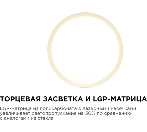 Светодиодная панель Apeyron накладная круглая 220В, 10Вт, алюминиевый корпус, изолированный драйвер ТБ 06-35