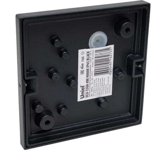 Уличный светодиодный светильник Uniel ulu-s50a-8w/4000k ip65 black UL-00009347