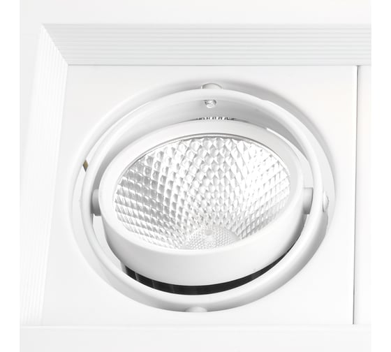 Карданный светодиодный светильник FERON 2x12W 2160 Lm, 4000К, 35 градусов, белый, AL202 29774