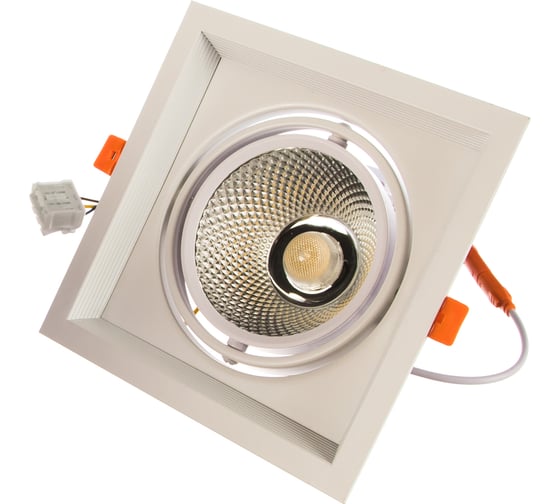 Карданный светодиодный светильник FERON 1x20W 1800 Lm, 4000К, 35 градусов, белый, AL201 29776