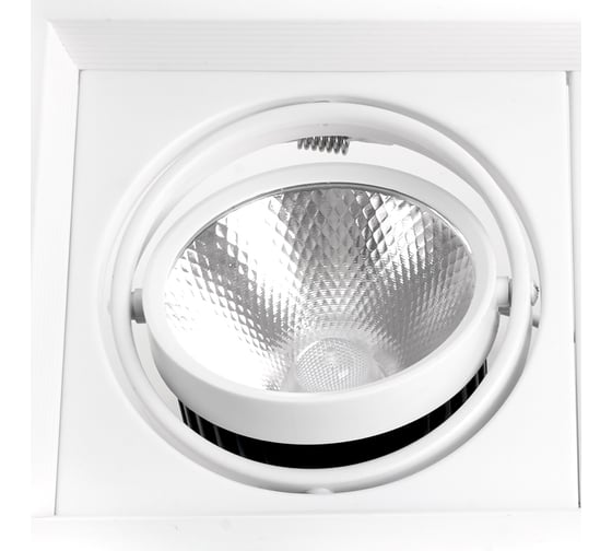 Карданный светодиодный светильник FERON 2x20W 3600 Lm, 4000К, 35 градусов, белый, AL202 29777