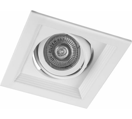 Потолочный встраиваемый светильник FERON MR16 G5.3 белый, DLT201 29770