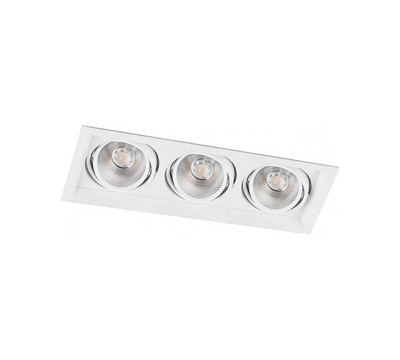 Карданный светодиодный светильник FERON 3x12W 3240 Lm, 4000К, 35 градусов, белый, AL203 29775