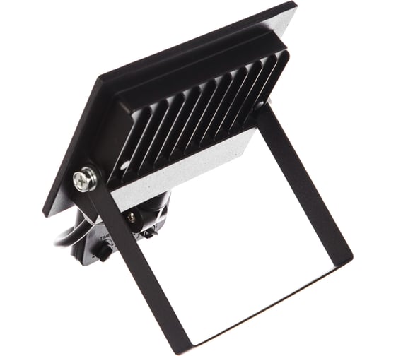 Прожектор Ultraflash LFL-5002S C02 черный LED с датчиком 230В, 6500К 13331