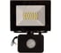 Прожектор Ultraflash LFL-2002S C02 черный LED  с датчиком 230В, 6500К 13329 1