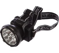 Налобный фонарь Ultraflash LED 5363 (аккум 220В, черный, 9LED, 2 реж, пласт, бокс) 11257 15279242