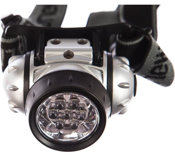 Налобный фонарь Ultraflash LED 5351 (металлик, 7LED, 3 реж, 3XR03, пласт, коробка) 10260