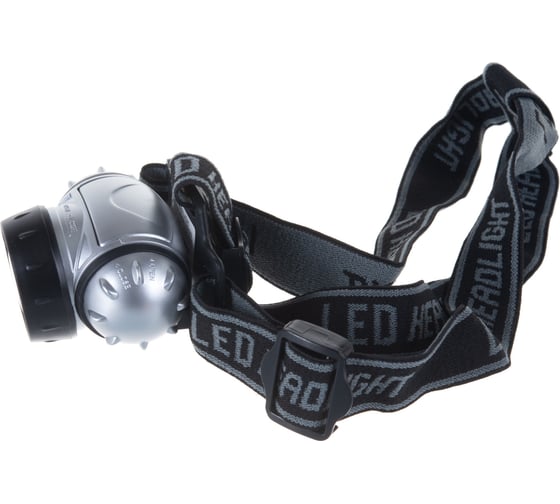 Налобный фонарь Ultraflash LED 5352 (металлик, 14LED, 4 реж, 3XR03, пласт, коробка) 10261