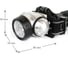 Налобный фонарь Ultraflash LED 5352 (металлик, 14LED, 4 реж, 3XR03, пласт, коробка) 10261 5