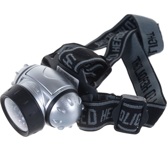Налобный фонарь Ultraflash LED 5353 (металлик, 19LED, 4 реж, 3XR03, пласт, коробка) 10262