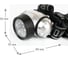 Налобный фонарь Ultraflash LED 5353 (металлик, 19LED, 4 реж, 3XR03, пласт, коробка) 10262 5