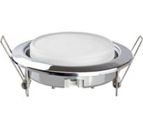 Металлический встраиваемый светильник Camelion FM1-GX53-S серебро 9898