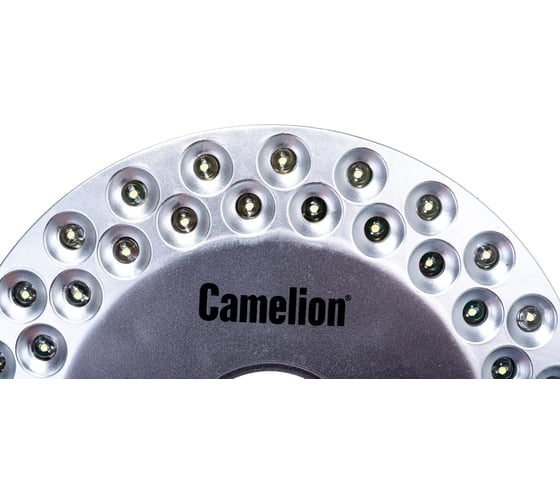 Светильник Camelion LED 6248 серебро, 48LED, 3XLR6 в комплекте, пласт, блистер 10383