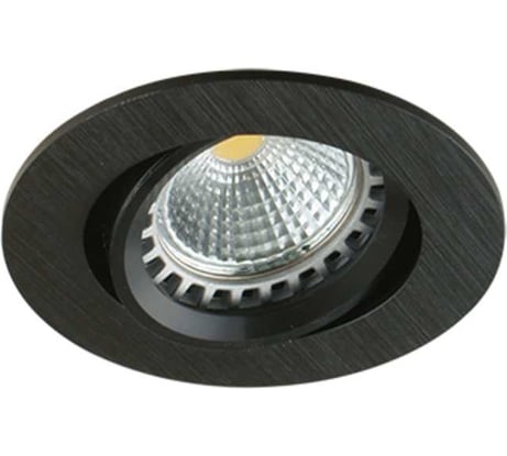 Светильник Светкомплект алюминиевый круглый плоско-поворотный AT21BK