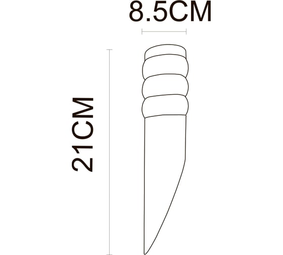 Уличный светильник ARTE LAMP A8382AL-1S A8382AL-1SS