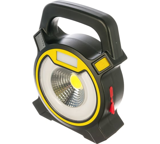 Аккумуляторный кемпинговый фонарь Camelion LED5631 COB LED, 5В, 2.4 Ач, USB, пласт, черный, коробка 13359