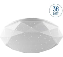 Потолочный светодиодный светильник Lumin'arte 36 Вт, 2880 лм, 390x75 мм, 4000К Дневной свет, освещает 20м² C10LLS36W