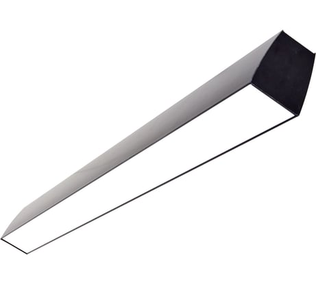 Светодиодный модульный светильник ВСЕСВЕТОДИОДЫ Кристалл 37Вт ral9005 5000К Микропризма 3900Лм IP44 vs351-37-mpr-5k-ral9005