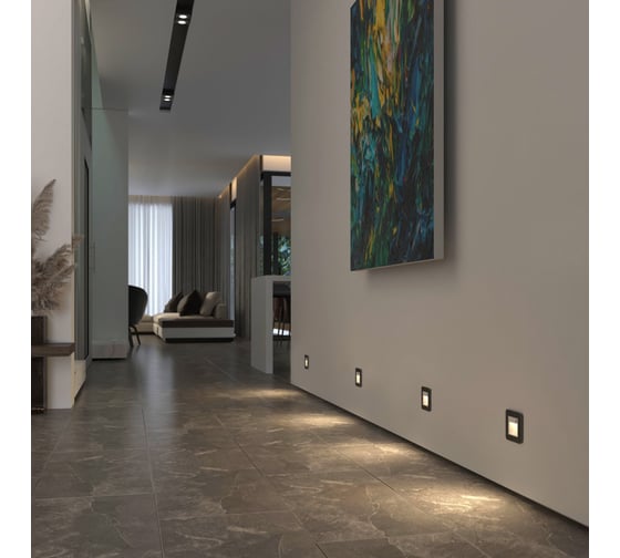 Встраиваемая led подсветка WERKEL три режима, с датчиком движения (белый) a062470
