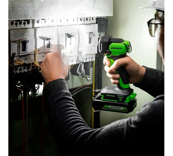 Аккумуляторный фонарь Greenworks, 24V, 200 лм, без АКБ и ЗУ Арт. 3502407