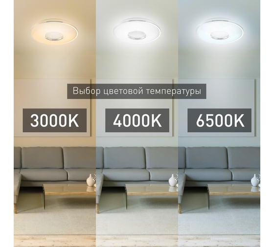 Бытовой светильник ЭРА Fashion SPB-6 светодиодный 60Вт, 3000-6500К Crystal Б0030138