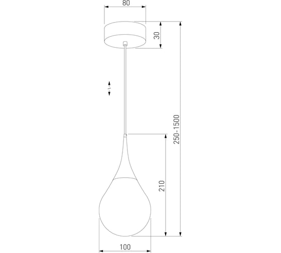 Подвесной светильник Eurosvet 50256/1 led дымчатый a063855