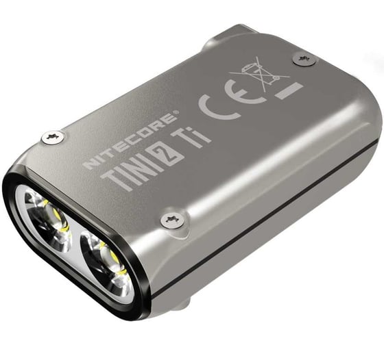 Наключный фонарь Nitecore TINI2 Ti OSRAM P2x2 Titan 500 Люмен 60 часов 89 метров USB-C 21929
