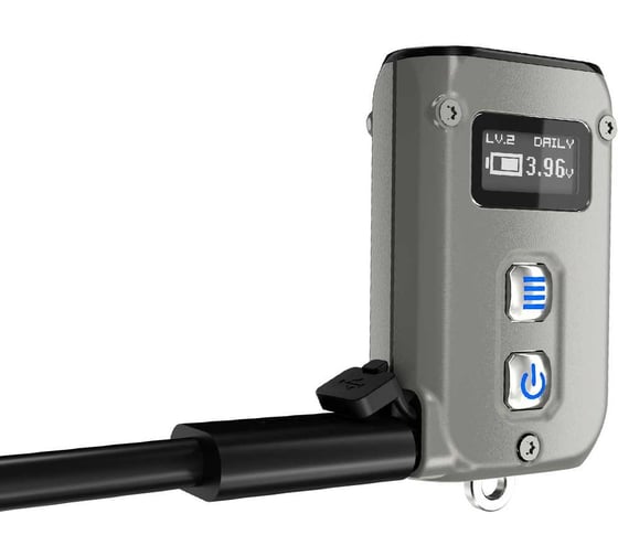 Наключный фонарь Nitecore TINI2 Ti OSRAM P2x2 Titan 500 Люмен 60 часов 89 метров USB-C 21929