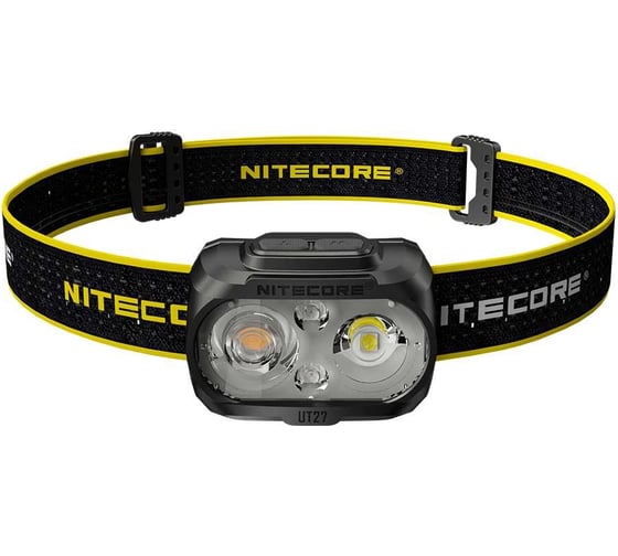 Налобный фонарь Nitecore UT27 CREE XP-G3S3 Fusion Elite Zoom 520люмен 5700K/3000K 13ч 128м Li-ion HLB1300 или 3AAA 21467
