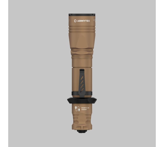 Фонарь Armytek Dobermann Pro Magnet USB Sand теплый F07501WS