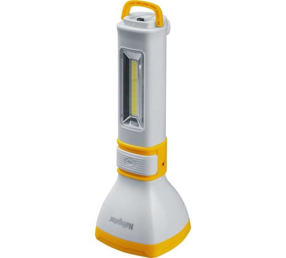 Фонарь Navigator 93 861 npt-cp26-accu пласт.1led,2вт+1cob,2вт lead-acid 0,7ач 93861