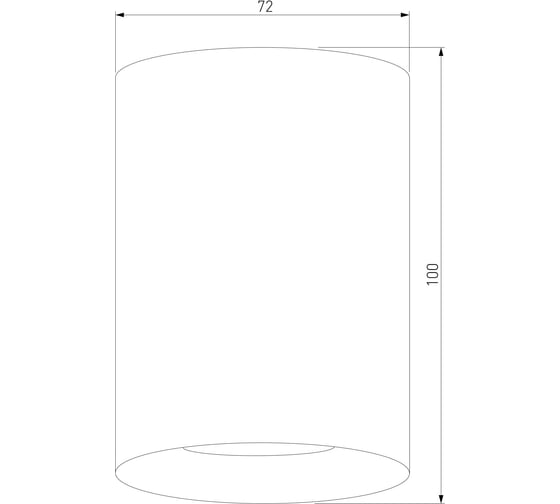 Накладной светильник Elektrostandard gu10 белый a064288