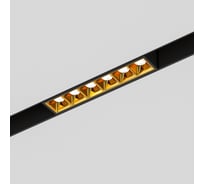 Трековый светильник Elektrostandard Slim magnetic 6w 4000k artas (чёрный/золото) a064528