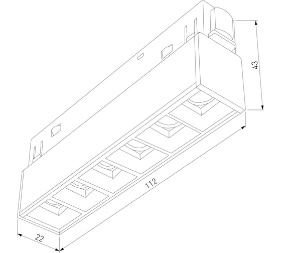 Трековый светильник Elektrostandard Slim magnetic 6w 4000k artas (чёрный/золото) a064528