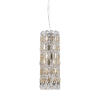 Подвесной светильник Crystal lux Lirica SP3 Chrome/Gold-Transparent