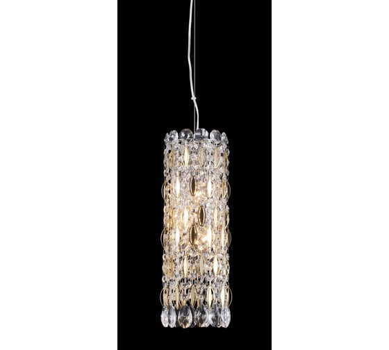 Подвесной светильник Crystal lux Lirica SP3 Chrome/Gold-Transparent