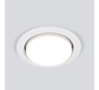 Встраиваемый светильник Elektrostandard 1035 GX53 WH белый a032501