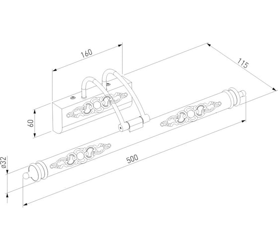 Настенный светильник Elektrostandard MRL LED 8W 1010 IP20 Schelda LED бронзовая a037487