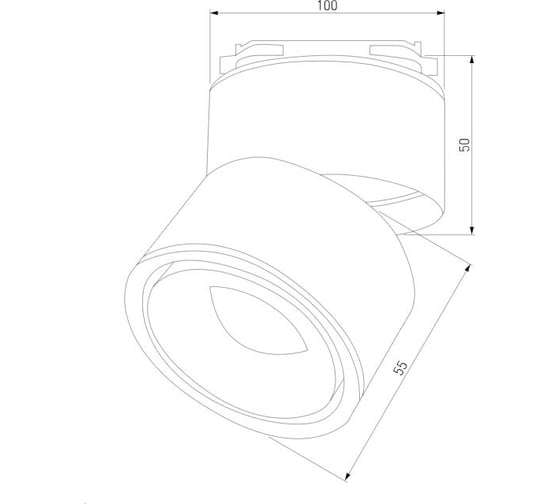 Потолочный светильник Elektrostandard LTB21 Klips Белый 15W 4200K a040437