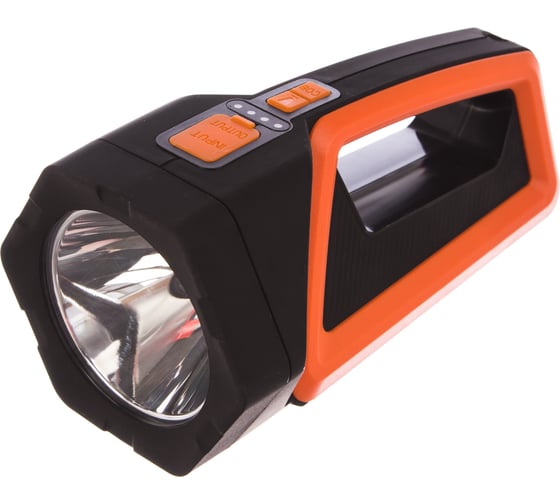 Фонарь-прожектор ЯРКИЙ ЛУЧ S-600 BIZON CREE 500лм +кемпинг COB 600 лм, powerbank, IPX4, Li-Ion 8.8Ah 606400105978
