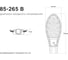 Консольный светодиодный светильник Apeyron 85-265В, 100Вт, IP65, 8000Лм, 14-17 7