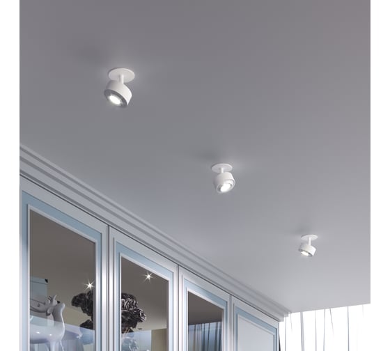 Потолочный светодиодный светильник Elektrostandard 25089/led 6w 4000k белый a064252