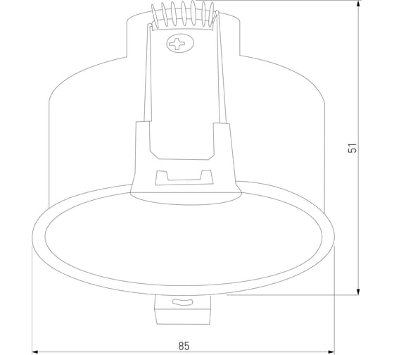 Встраиваемый светильник Elektrostandard 25008/01 gu10 чёрный a064263