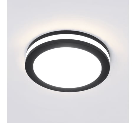 Встраиваемый светильник Elektrostandard dskr80 5w 3300k чёрный a063989