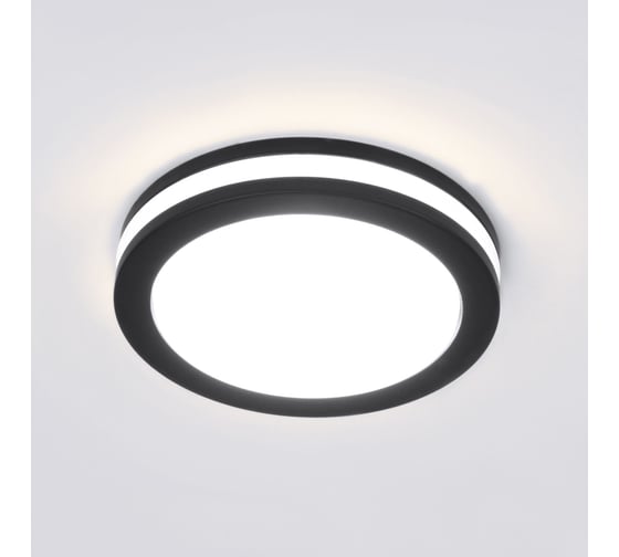 Встраиваемый светильник Elektrostandard dskr80 5w 3300k чёрный a063989