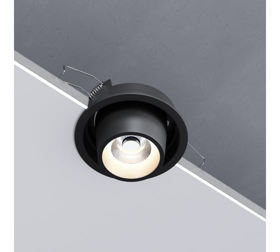 Потолочный светодиодный светильник Elektrostandard 25086/led 8w 4000k чёрный a063992