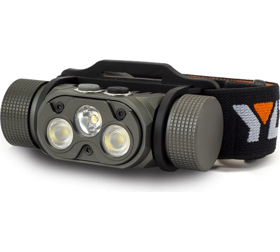 Налобный фонарь ЯРКИЙ ЛУЧ YLP Panda 4.2 Cree XP-L HI +2 sams.LH351d HIGH-CRI, max1600лм, под акк18650 4606400012016